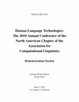 Research paper thumbnail of Phrasal: a toolkit for statistical machine translation with facilities for extraction and incorporation of arbitrary model features