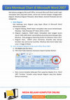 Research paper thumbnail of Cara Membuat Chart di Microsoft Word 2007 PDF