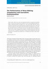 Research paper thumbnail of The Twitterization of News Making: Transparency and Journalistic Professionalism