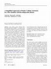 Research paper thumbnail of A Simplified Approach to Realize Cellular Automata for UBot Modular Self-Reconfigurable Robots