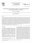 Research paper thumbnail of Environmental and economic analyses of waste disposal options for traditional markets in Indonesia