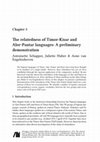 Research paper thumbnail of The relatedness of Timor-Kisar and Alor-Pantar languages: A preliminary demonstration