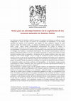 Research paper thumbnail of Notas para un abordaje histórico de la explotación de los recursos naturales en América Latina