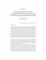 Research paper thumbnail of Late Antique Narrative Fiction: Apocryphal Acta and the Greek Novel in the Fifth-Century Life and Miracles of Thekla