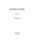 Research paper thumbnail of The Republic of Quebec: How International Law Might Affect Quebec's Claim to Independence   