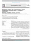 Research paper thumbnail of New optimized mesoporous silica incorporated isolated Ti materials towards improved photocatalytic reduction of carbon dioxide to renewable fuels