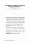 Research paper thumbnail of EXPERIÊNCIAS COMPARTILHADAS E AUTONOMIA POPULAR NA HISTÓRIA SOCIAL: APROXIMAÇÕES ENTRE E. P. THOMPSON E CASTORIADIS