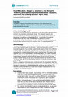 Research paper thumbnail of Summary 'Widening participation to postgraduate study: decisions, deterrents and creating success' (April 2008) Overview