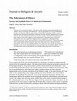 Research paper thumbnail of The Adornment of Silence: Secrecy and Symbolic Power in American Freemasonry