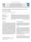 Research paper thumbnail of The long-term compressive strength and durability properties of silica fume fiber-reinforced concrete