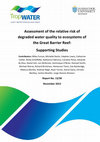 Research paper thumbnail of Waterhouse, J. (compiler), 2013. Assessment of the relative risk of water quality to ecosystems of the Great Barrier Reef: Supporting Studies. TropWATER Report 13/30, Townsville, Australia.