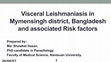 Research paper thumbnail of Visceral leishmaniasis in Mymensingh district, Bangladesh and associated Risk factors