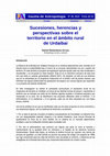 Research paper thumbnail of Sucesiones, herencias y perspectivas sobre el territorio en el ámbito rural de Urdaibai. 