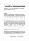 Research paper thumbnail of On the margins: Considering diversity among consensually non-monogamous relationships