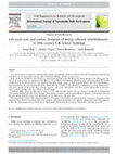 Research paper thumbnail of Life cycle cost and carbon footprint of energy efficient refurbishments to 20th century UK school buildings