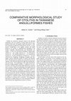 Research paper thumbnail of Comparative Morphological Study of Otoliths in Taiwanese Anguilliformes Fishes