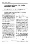 Research paper thumbnail of NMR study of the structure of the nitration intermediate of furfural