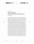 Research paper thumbnail of A Dance of Masks: The Esoteric Ethics of Frithjof Schuon