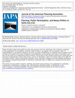 Research paper thumbnail of Planning, Public Participation, and Money Politics in Santa Ana (CA)