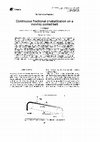 Research paper thumbnail of Continuous fractional crystallization on a moving cooled belt