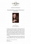 Research paper thumbnail of Desmond King-Hele (a cura di), "The Collected Letters of Erasmus Darwin", Cambridge University Press, Cambridge 2013