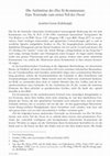 Research paper thumbnail of Die Architektur des Zhu Xi-Kommentars: Eine Textstudie zum ersten Teil des DAXUE