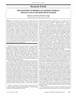 Research paper thumbnail of Mechanisms of priming by masked stimuli: Inferences from event-related brain potentials