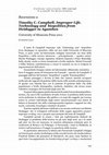 Research paper thumbnail of Recensione a T. Campbell, “Improper Life. Technology and biopolitics from Heidegger to Agamben” in “LoSguardo. Rivista elettronica di filosofia” n. 12/2013 (II), pp. 243-247.