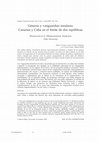 Research paper thumbnail of Géneros y vanguardias insulares: Canarias y Cuba en el límite de dos repúblicas