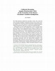 Research paper thumbnail of California Dreaming: Agapius Honcharenko's Role in the Formation of the Pioneer Ukrainian-Canadian Intelligentsia