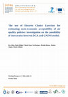 Research paper thumbnail of Valeri-Polidori-Sergi-Kazepov-et-al-2014-The-Use-of-Discrete-Choice-Exercises-for-estimating-socio-economic-acceptability-of-air-quality-policies