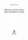 Research paper thumbnail of Riflessioni su stato di eccezione, diritto internazionale e sovranità.