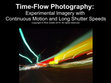 Research paper thumbnail of PDF: Time-Flow Photography: Experimental Imagery With Continuous Motion and Long Shutter Speeds By Rick Doble