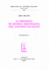 Research paper thumbnail of La presenza di Dionigi Areopagita nel Paradiso di Dante, Firenze, Olschki, 2006.