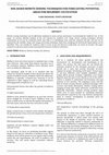 Research paper thumbnail of SOIL BASED REMOTE SENSING TECHNIQUES FOR FORECASTING POTENTIAL AREAS FOR MULBERRY CULTIVATION