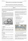 Research paper thumbnail of DESIGN AND SET UP OF SNAP RING FITTING ASSEMBLY