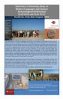 Research paper thumbnail of Brochure for Archaeology Field School in Italy, Summer 2015