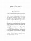 Research paper thumbnail of Fabricating the People: Politics & Administration in the Biopolitical State