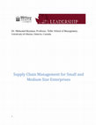 Research paper thumbnail of Supply Chain Management for Small and Medium Size Enterprises