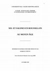 Research paper thumbnail of Sel et salines en Roussillon au Moyen-Age