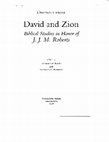 Research paper thumbnail of "King Yahweh as the Good Shepherd: Taking another Look at the Image of God in Psalm 23,"David and Zion: Biblical Studies in Honor of J.J.M. Roberts. Edited by B. Batto and K. Roberts. (Eisenbraun’s, 2004)