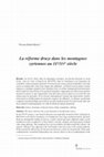 Research paper thumbnail of La réforme druze dans les montagnes syriennes au IXe/XVe siècle