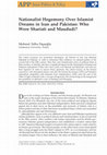 Research paper thumbnail of Nationalist Hegemony over Islamist Dreams in Iran and Pakistan