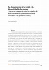 Research paper thumbnail of La dramatización de la verdad, y la discursividad de los cuerpos  (líneas de resonancia entre los estudios de Foucault  sobre la gubernamentalidad neoliberal y la parrhesía cínica)