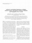 Research paper thumbnail of Anchor Ice and Benthic Disturbance in Shallow Antarctic Waters: Interspecific Variation in Initiation and Propagation of Ice Crystals