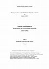 Research paper thumbnail of Sénégal et dépendances. Le territoire de la transition impériale (1855-1895)