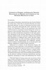 Research paper thumbnail of Continuity in Patristic and Scholastic Thought: Bonaventure and Maximos the Confessor on the Necessary Multiplicity of God