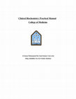 Research paper thumbnail of Guidelines of Clinical Biochemistry Practical Manual