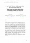 Research paper thumbnail of Faculty Members’ Perspectives on Teaching Mathematics Online: Does Prior Online Learning Experience Count?