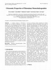 Research paper thumbnail of Ultrasonic Properties of Plutonium Monochalcogenides